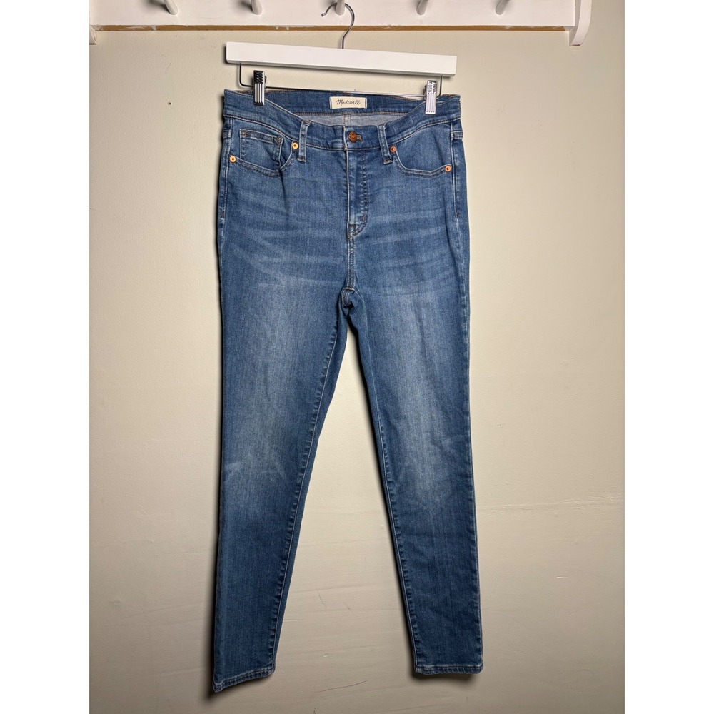 Madewell 9 Inch Skinny Jeans Medium Wash Denim Classic Y2K Size 29